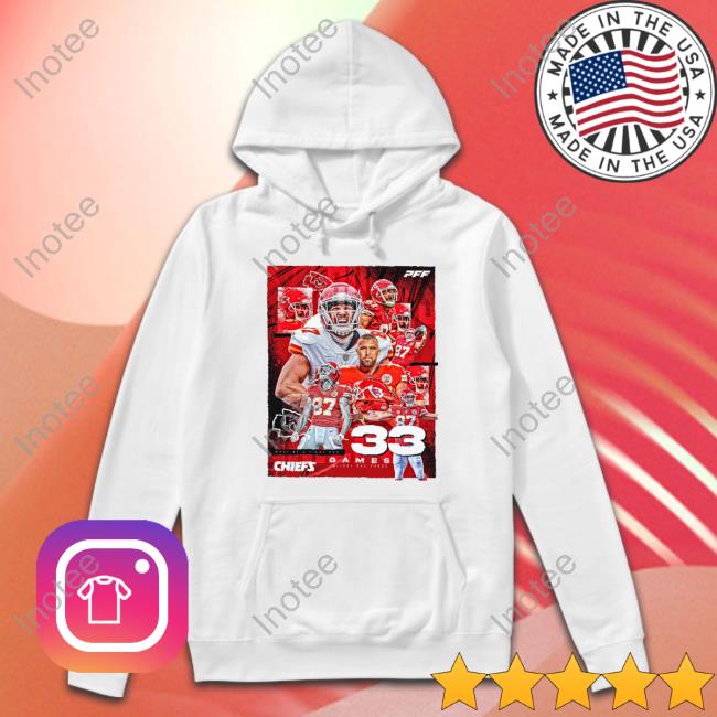 Most By Tight End Chiefs 33 Games Hoodie