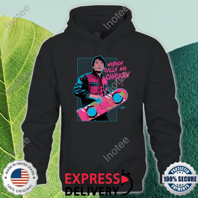 Michael J. Fox Wearing Back To The Future Shirt