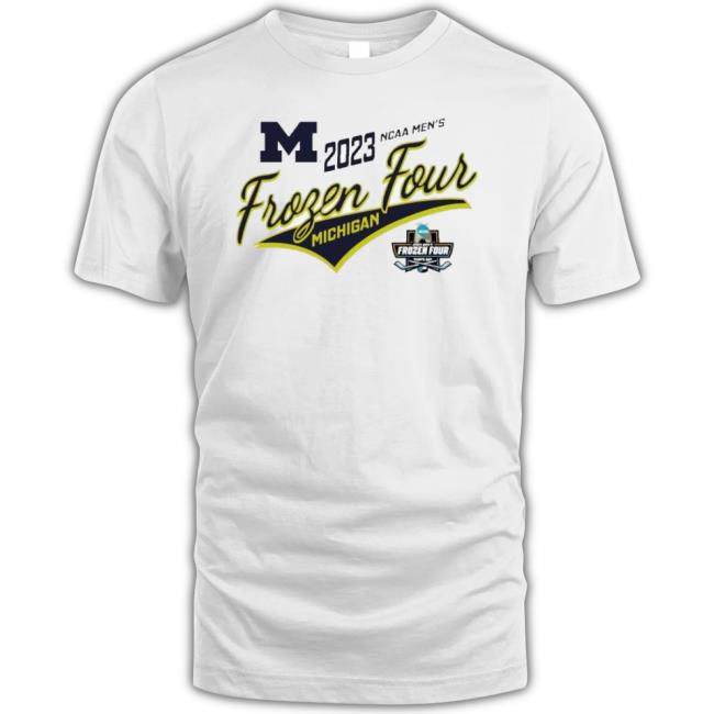 Champion University Of Michigan Hockey 2023 Ncaa Frozen Four Shirt