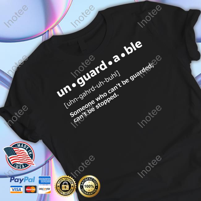 Unguardable Store Aj Brown Wearing Unguardable Definition Hoodies John Clark
