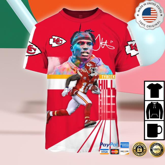 Tyreek Hill Kansas City Chiefs 3D Hoodie T Shirt Sleeve T54c Tee Shirt