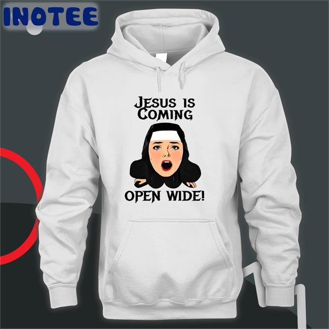 Jesus Is Coming Open Wide Tee