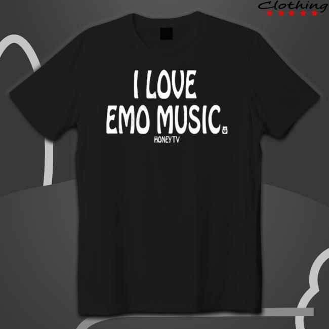 Official I Love Emo Music Iwantmyhoney Crewneck Sweatshirt