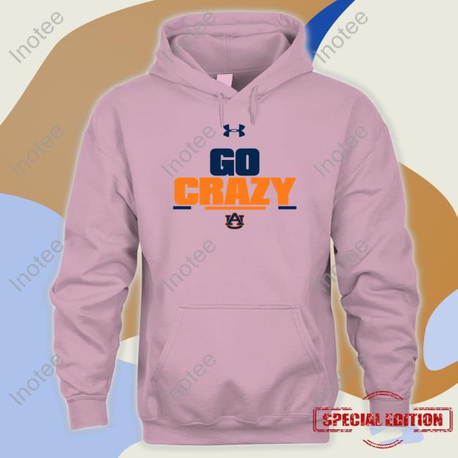 Auburn Go Crazy Shirts White Auburn University Go Crazy Long Sleeve T Shirt