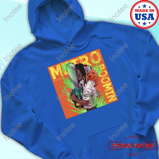 Anime Chainsaw Man Metro Boomin Lordtakashi Hooded Sweatshirt