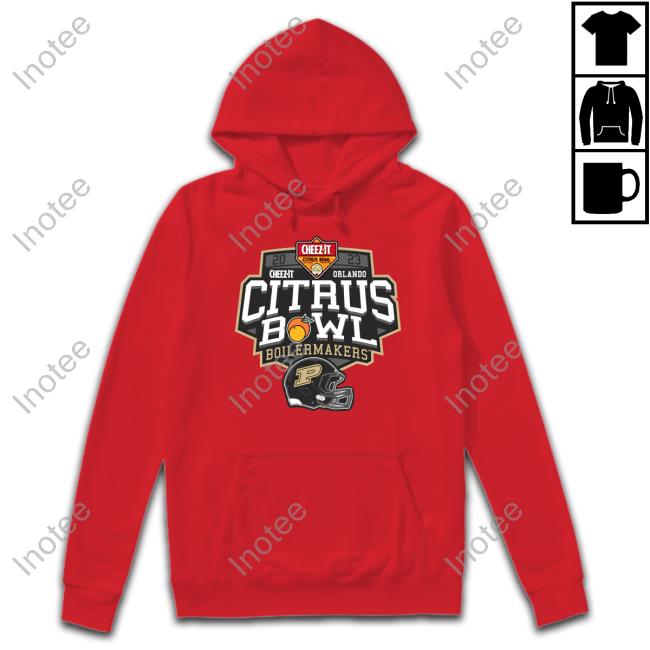 Boilers Purdue 2023 Cheez It Citrus Bowl Orlando Hoodie