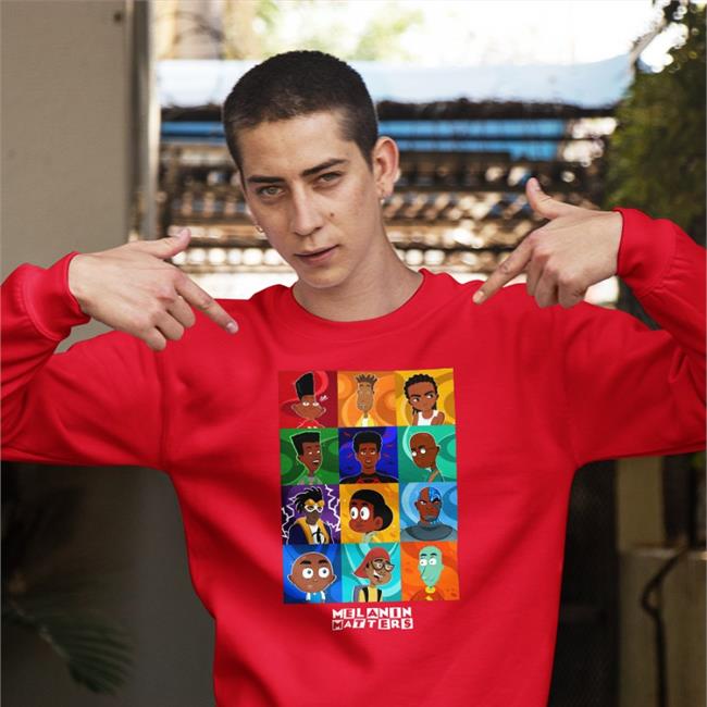 Thaddeus Black Boys In Cartoons Melanin Matters Tee Shirt Hippy Potter Store