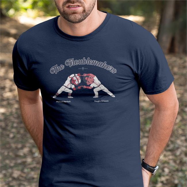 Rotowear Merch The Troublemakers Michael Harris Ii And Vaughn Grissom Hoodie