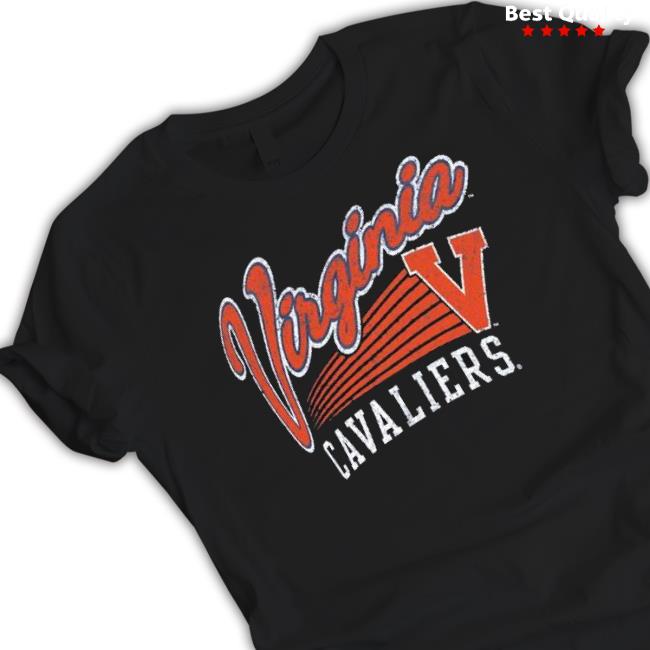 Women’S Heathered Navy Virginia Cavaliers Boxy Shirt