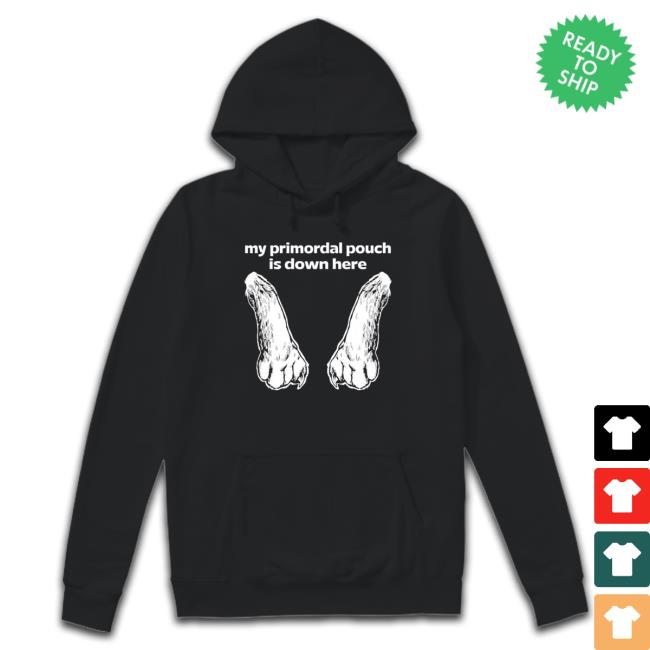 My Primordial Pouch Is Down Here shirt, hoodie, tank top, sweater and long sleeve t-shirt