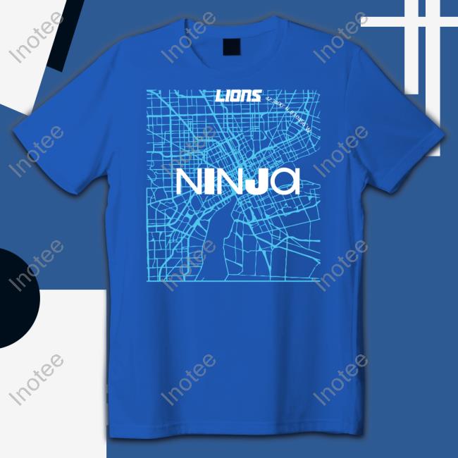 Teamninja Store Ninja X Detroit Lions Downtown Hoodie