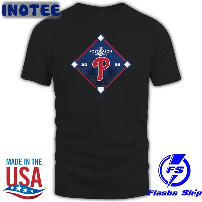 Phillies Fanatics Branded Black 2022 Postseason Shirt