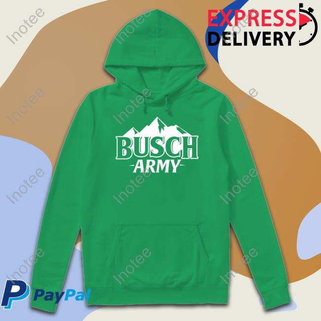 BuschBeer Busch Army Official Shirt BuschBeer Busch Army Long Sleeve Tee Shirt