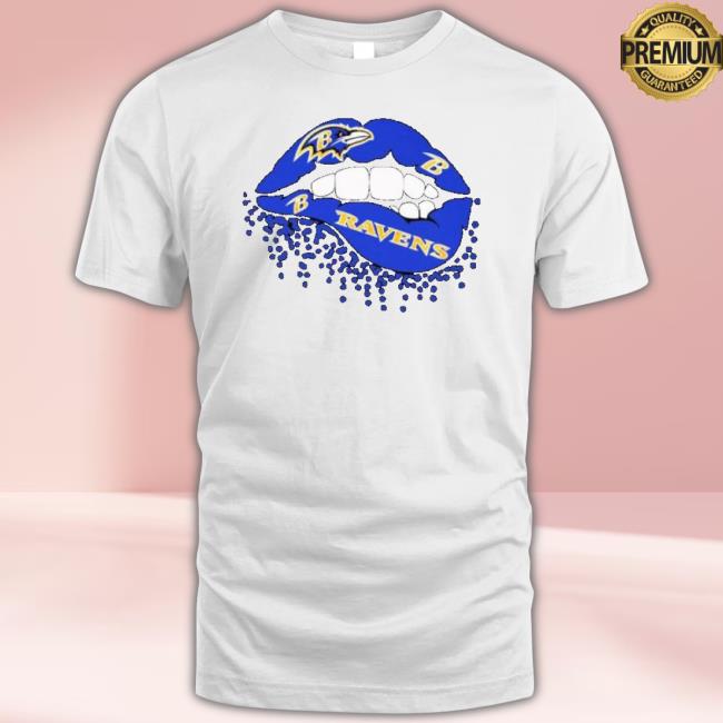 Lips Baltimore Ravens Logo Shirt
