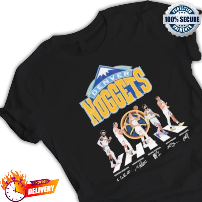 Denver Nuggets Members Abbey Road Signatures shirt