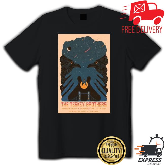 Official The Teskey Brothers Tour London 2023 Poster shirt