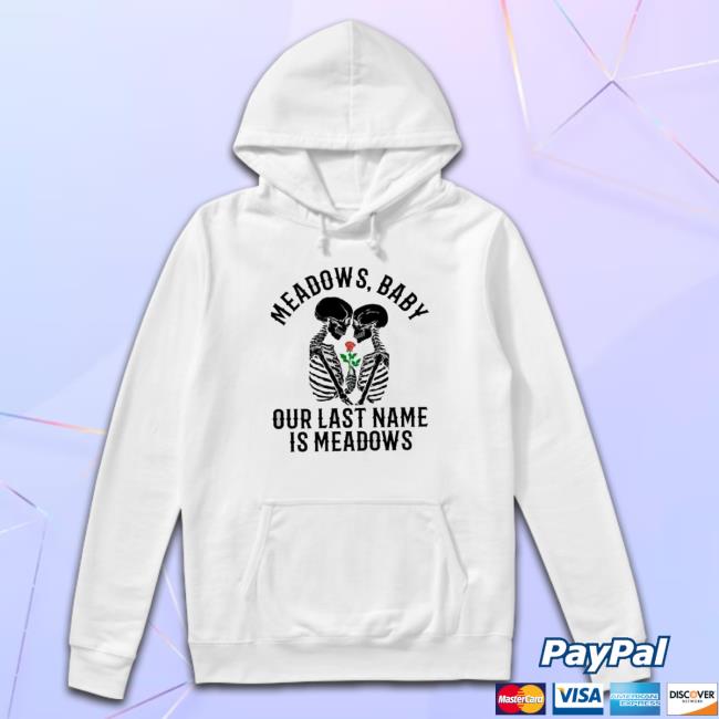 Official Our Last Name Is Meadows Book Lover Gift Haunting Adeline Sweatshirt