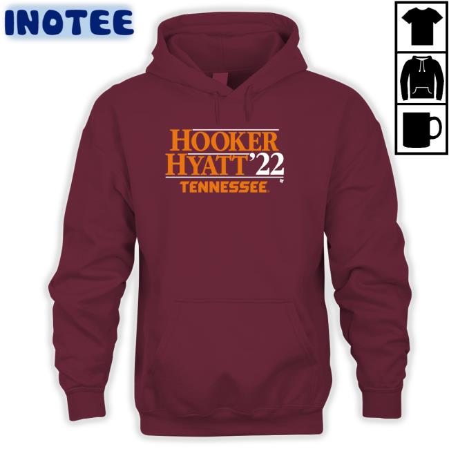 Hooker Hyatt 22 Tennessee Sweatshirt Hooker Hyatt 22 Tennessee Tee