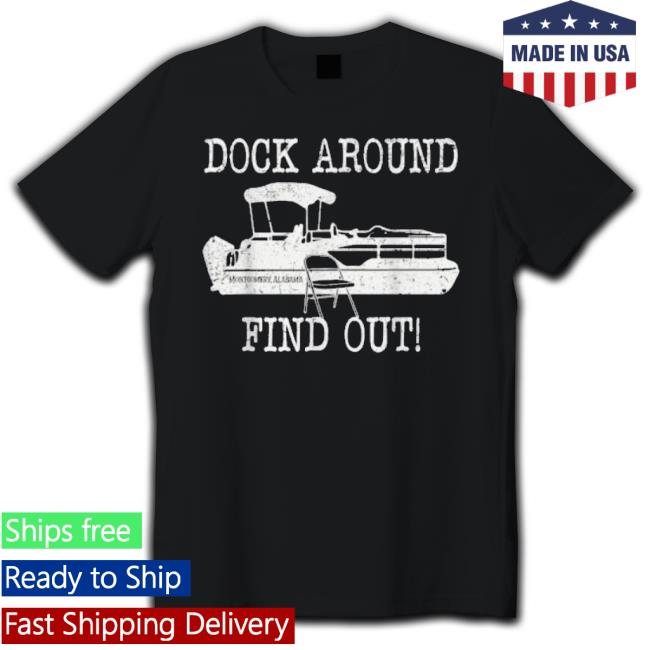 Official Montgomery Alabama Boat Dock Brawl Dock Fight Meme Tee Shirt
