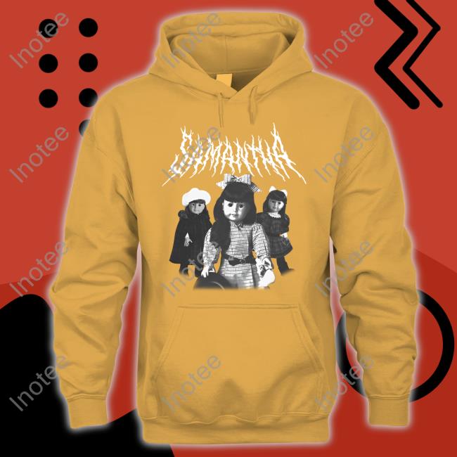 Samantha Heavy Metal Hoodied Sweatshirt Dopamine Goods Merch Samantha Heavy Metal Shirts Dopamine Goods Merch