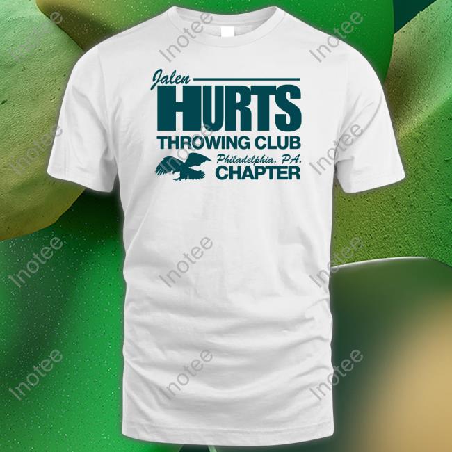 Barstool Sports Store Jalen Hurts Throwing Club Philadelphia Pa Chapter Tee Bussin' With The Boys