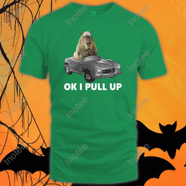 Capybara Man Store Capy Car Ok I Pull Up Shirt