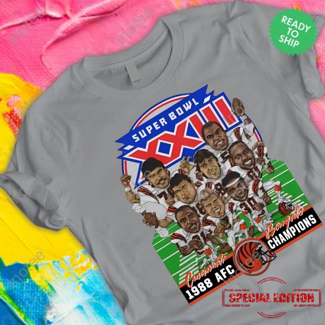 Kay Adams Cincinnati Bengals Super Bowl XXIII 1988 Shirts