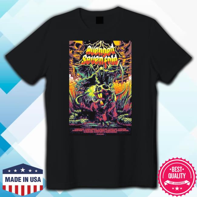 Avenged Sevenfold Posater By Artist Jared Yamahata Shirts