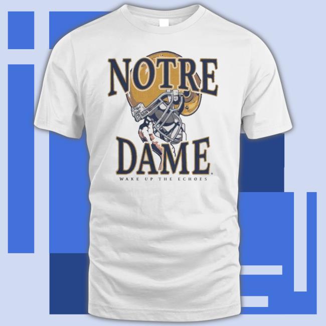 Official Notre Dame Football Helmet Victory shirt