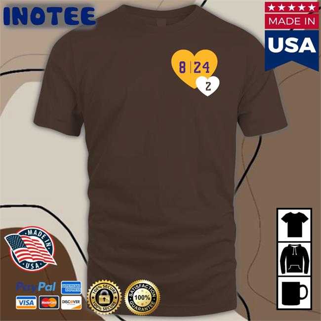 Savannah James 8 24 2 Hearts Hoodie Kobe Bryant Savannah James 8 24 2 Hearts hoodie