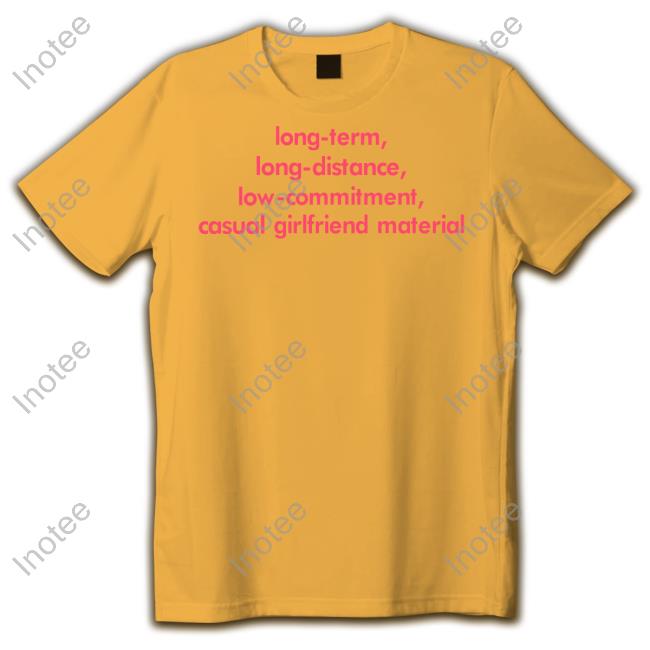 Animateastory Long Term Long Distance Low Commitment Casual Girlfriend Material Shirts