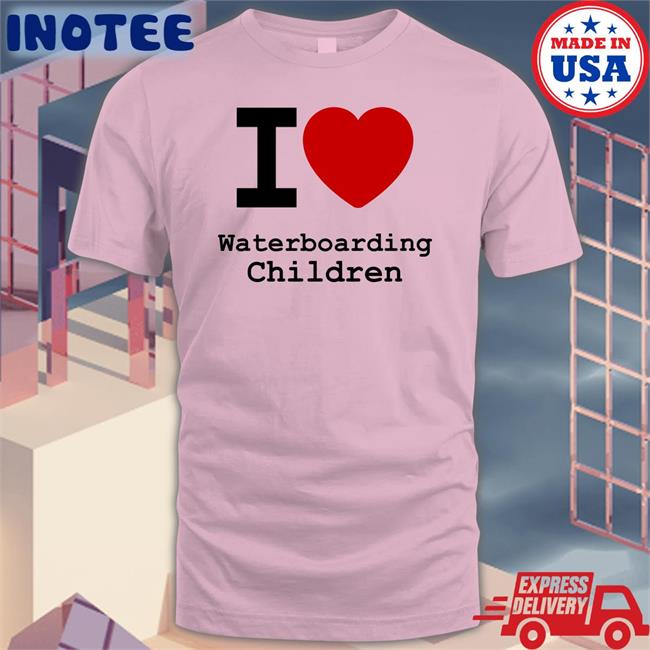 Shirts With Threatening Auras I Love Waterboarding Children Sweatshirt