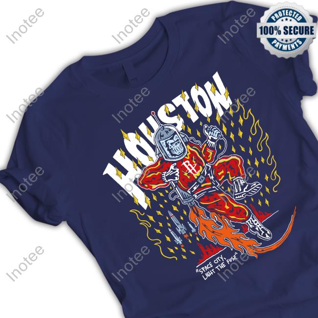 Optic Gaming Houston Rockets Space City Light The Fuse Tee Shirt Houston Rockets Space City Light The Fuse Tee