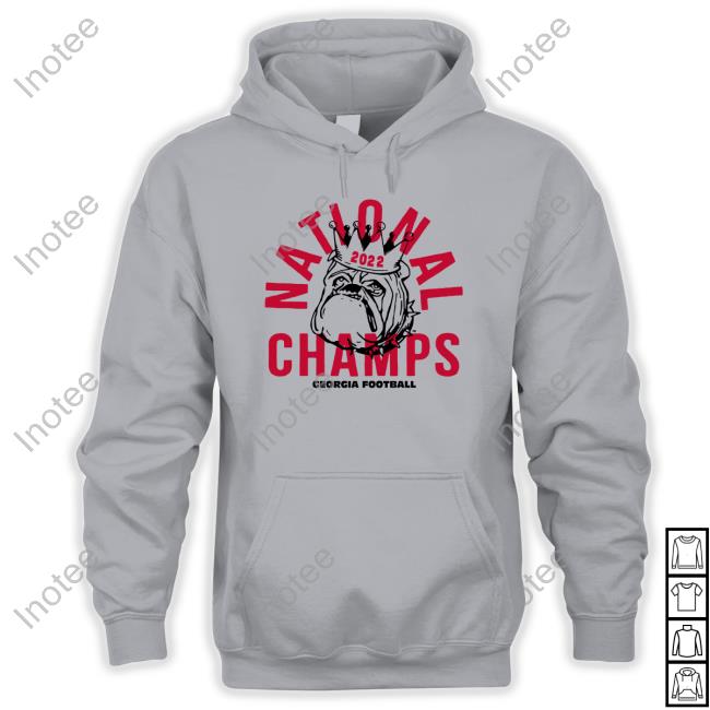 Homefield Apparel Georgia 2022 National Champs Crown T Shirt