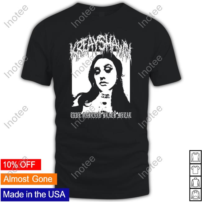 Official Kreayshawn True Oakland Black Metal Shirt