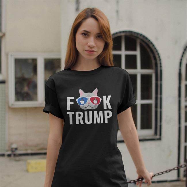 Fuck Anti Trump Cat Tee Shirts