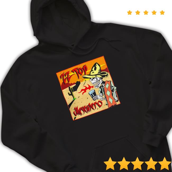 Zz Top Mescalero Washed 2023 Long Sleeve T Shirt Official Zz Top Mescalero Washed 2023 New Shirt