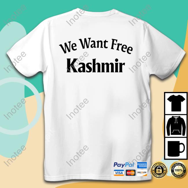 I Want Free Kashmir Tee Shirt