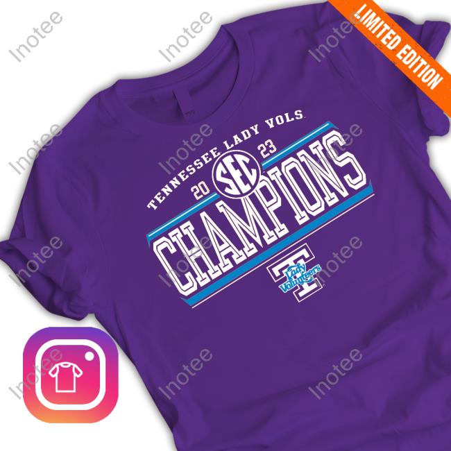 Shopncaasports Tennessee Lady Vols 2023 Sec Softball Regular Season Champions T-Shirt
