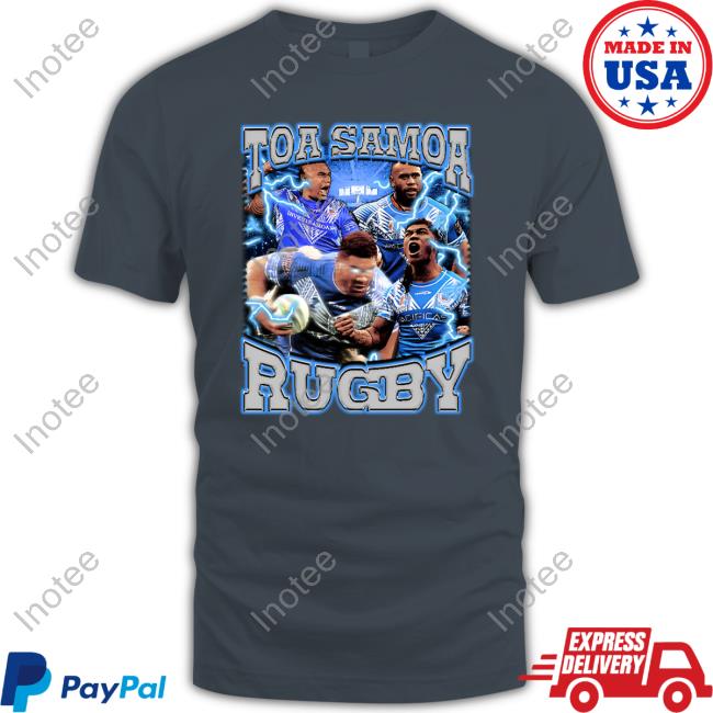 Toa Samoa Rugby Hoodie Sweatshirt Fanessah Merch Toa Samoa Rugby Tee