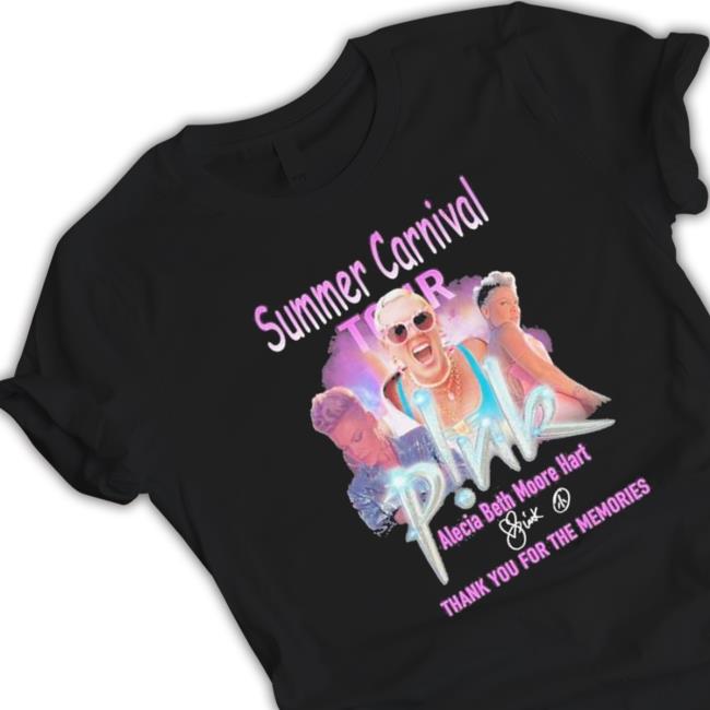 Summer Carnival Tour Alecia Beth Moore Hart Thank You For The Memories Sweater