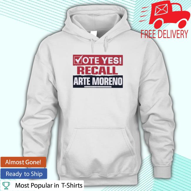 Official Halosinfield Vote Yes Recall Arte Moreno Crewneck Sweatshirt