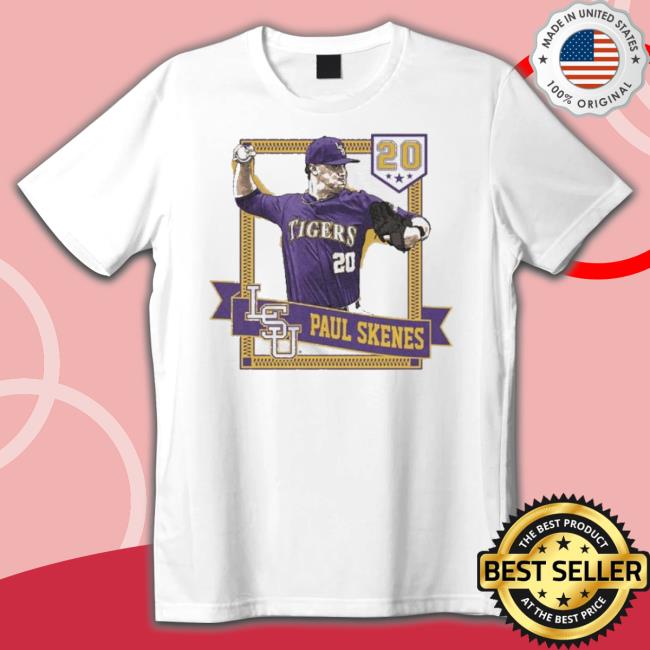Lsu Tigers Paul Skenes Vintage Pitch shirt Lsu Tigers Paul Skenes Vintage Pitch shirt