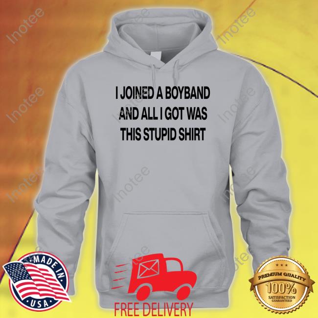 Boyband I Joined A Boyband And All I Got Was This Stupid Shirt Shirt I Joined A Boyband And All I Got Was This Stupid Shirt Tees