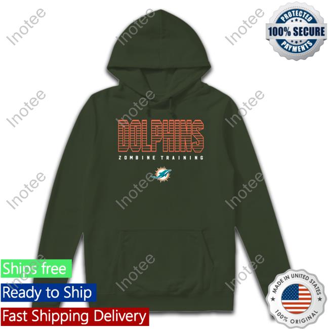 Burghfinsfan2 Dolphins Zombine Training Hoodie