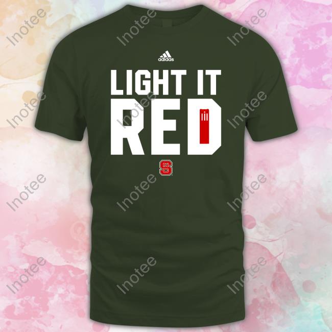 Dave Doeren Wearing Light It Red Tee North Carolina State