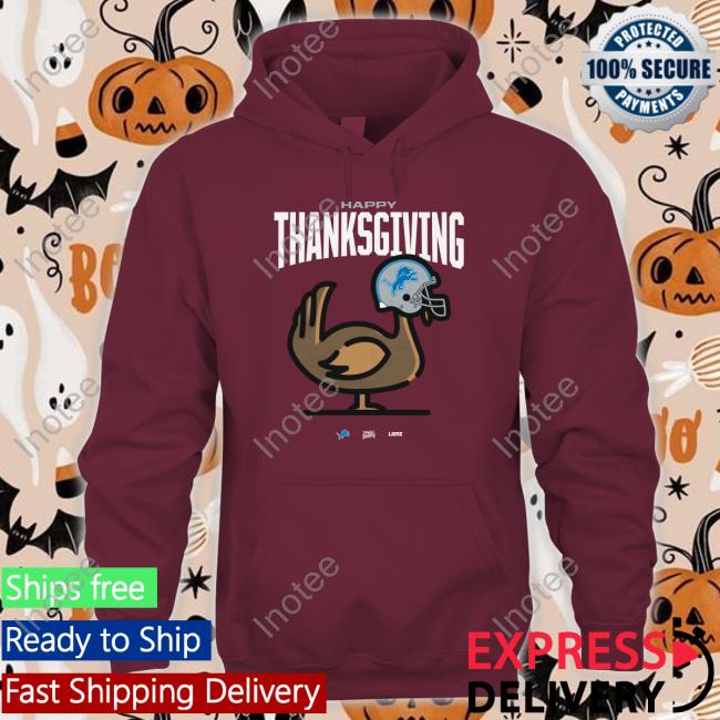 Detroit Lions Happy Thanksgiving T Shirt