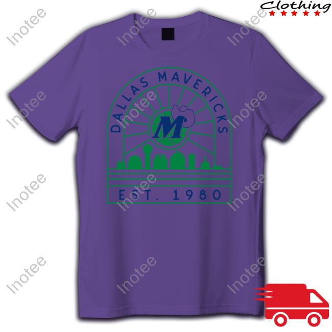 Mark Cuban Wearing Dallas Mavericks Est 1980 T-Shirt Dallas Mavericks Est 1980 Hooded Sweatshirt