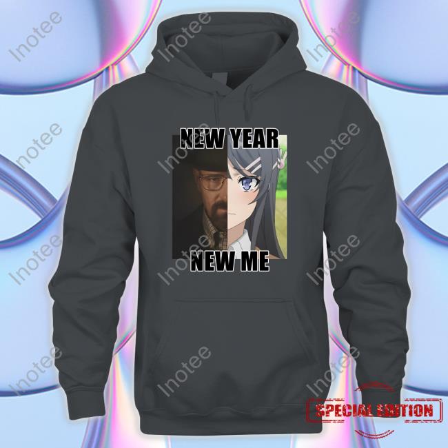 Goofyahhtees Merch New Year New Me Walter White Hoodie