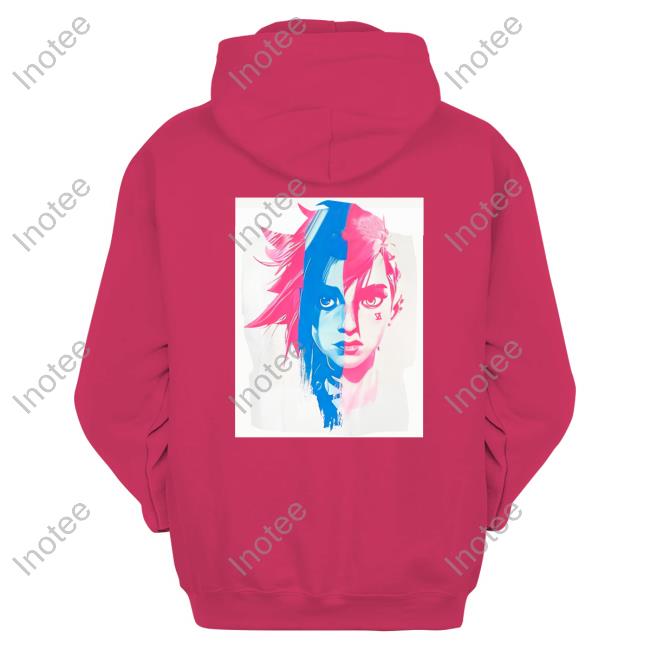 Arcane Vi And Jinx Hoodie Arcaneshow Arcane Vi and jinx Tee Shirt